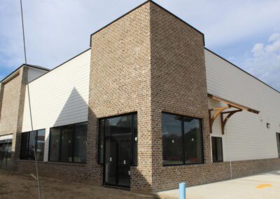 Petro Convenience Store with brick and light siding